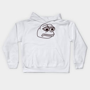 Sad Pepe the Frog Meme Kids Hoodie